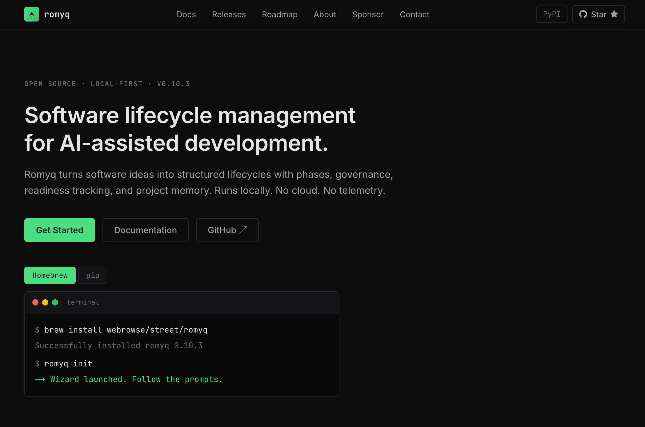 Screenshot of Romyq